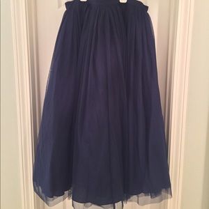 ASOS size 14 navy blue tulle skirt